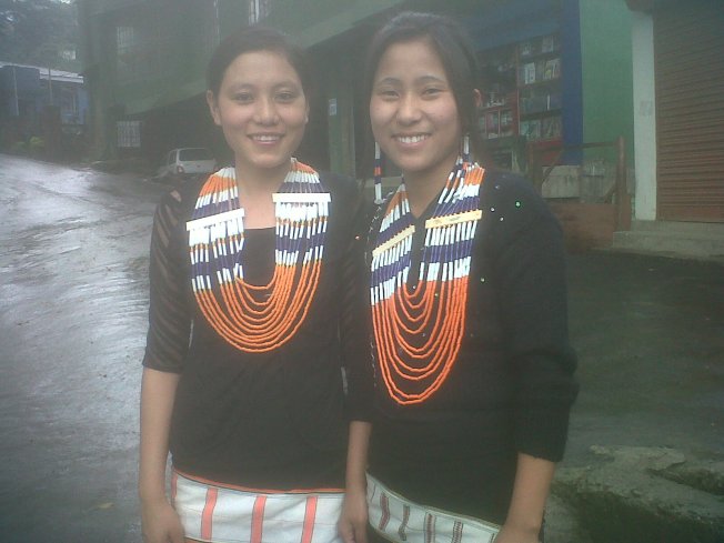 Local girls wearing Tribal jewellery