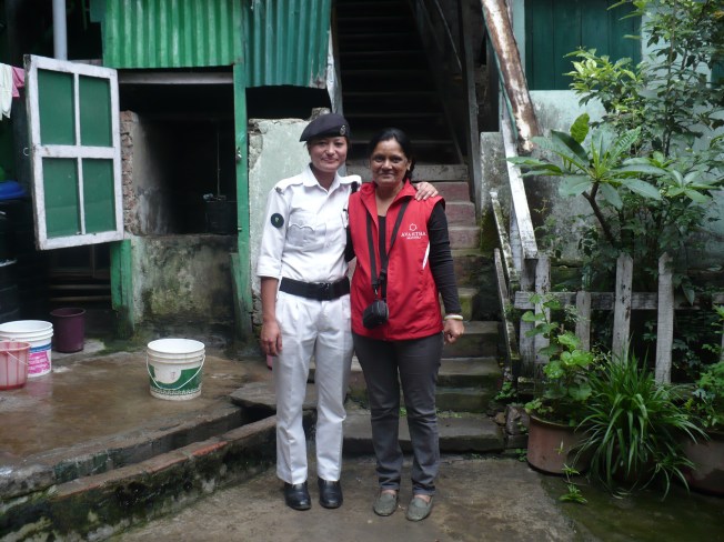 Traffic police woman